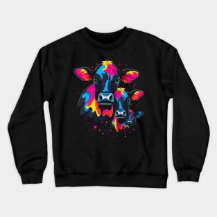 Cow Fathers Day Crewneck Sweatshirt